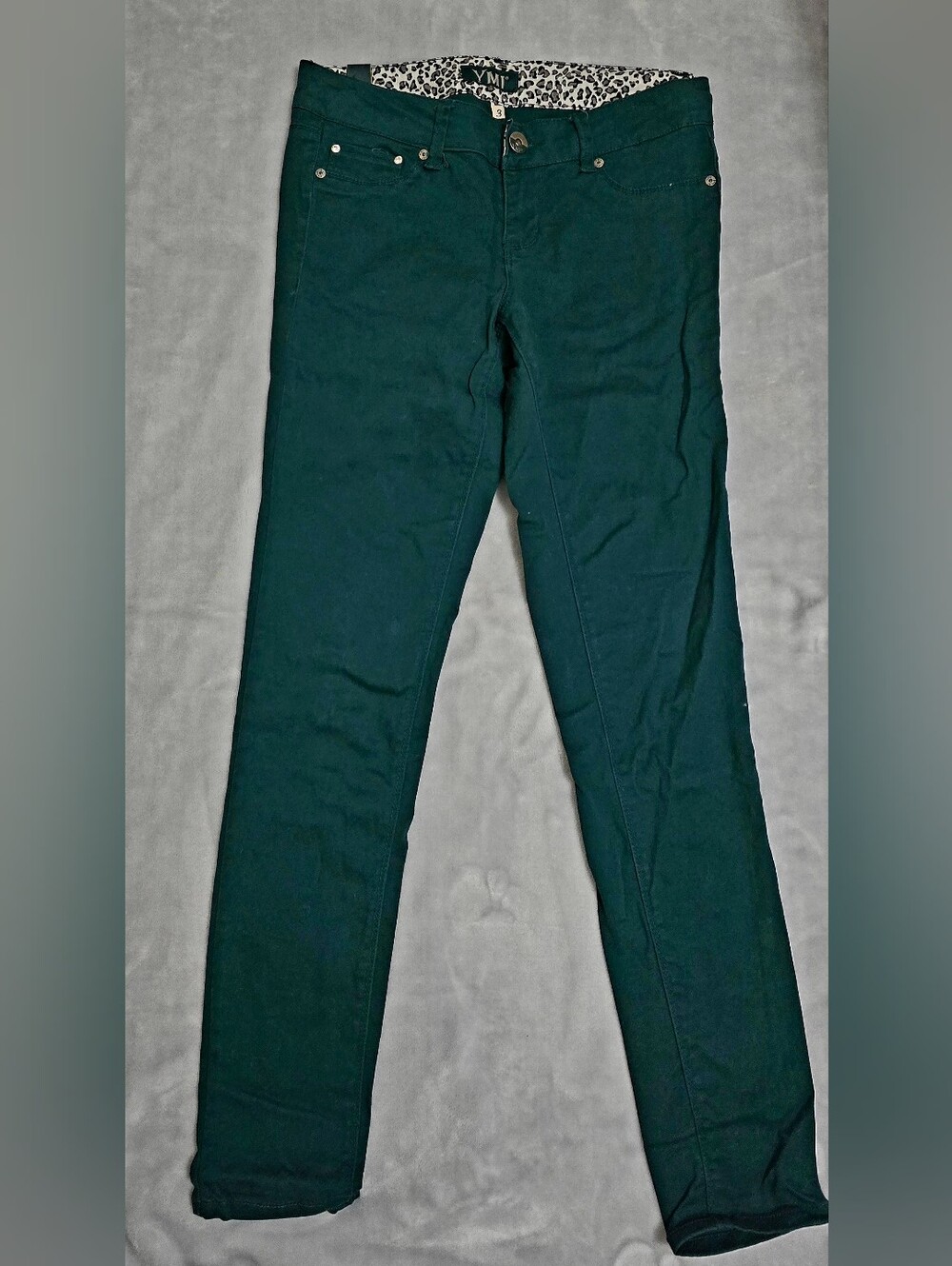 Women’s Dark Green Slim Jeans